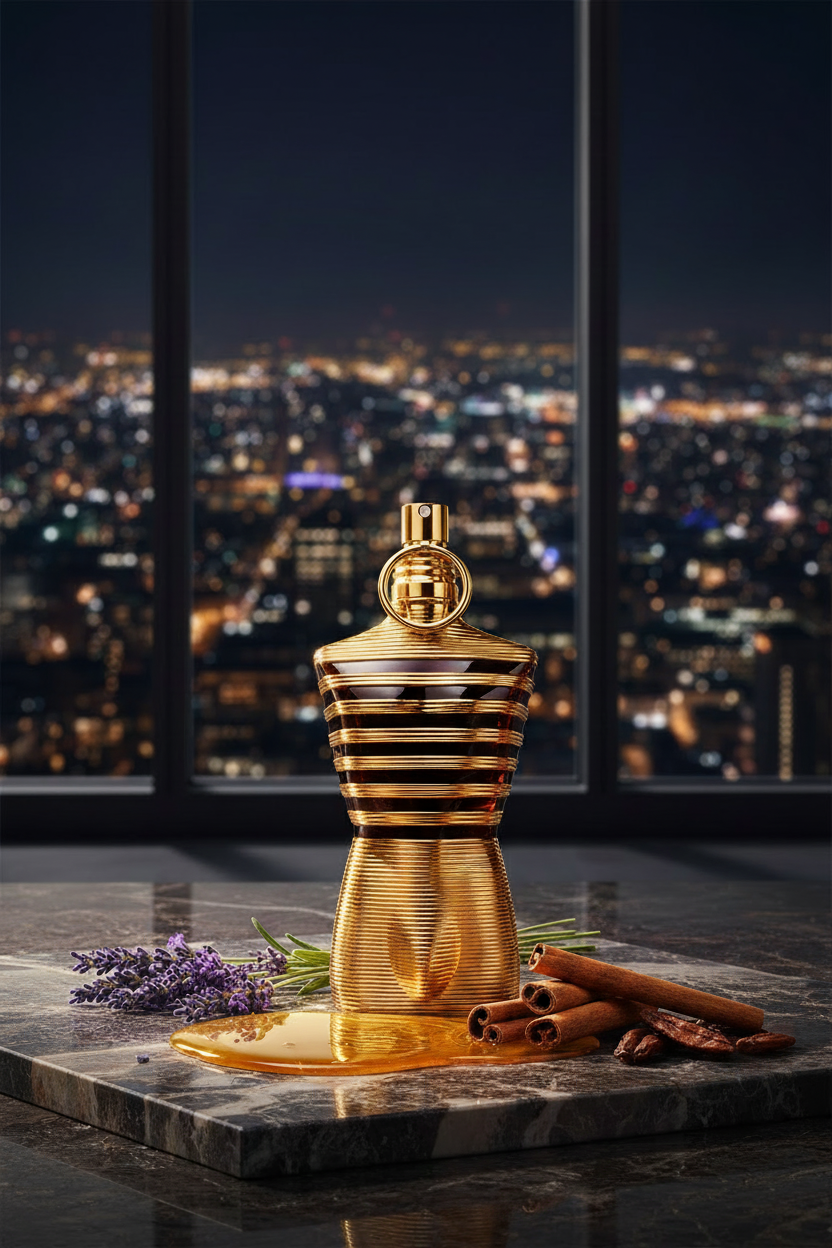 Le Male Elixir with Cinnamon Sticks