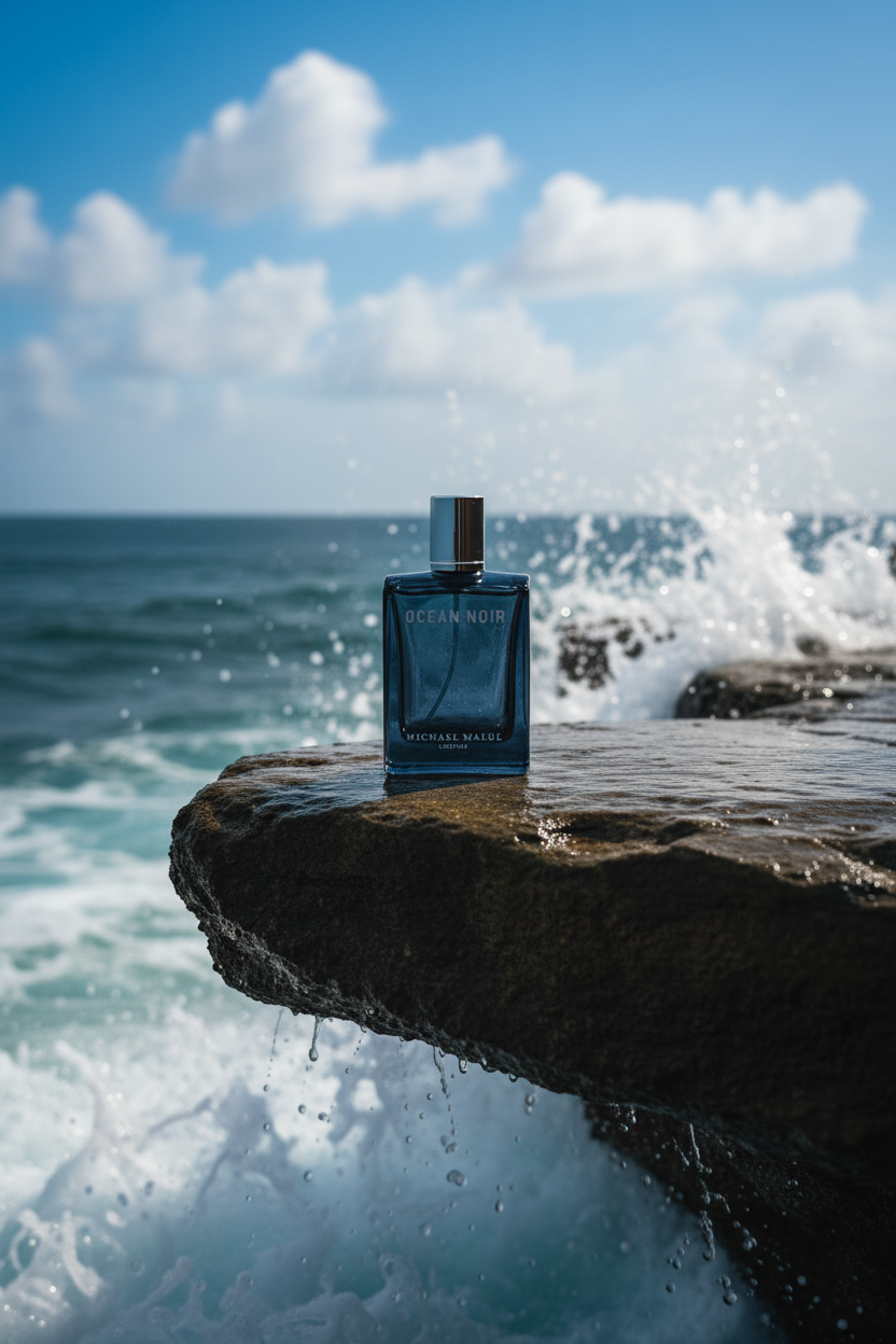 Ocean Noir Blue Sky Shot